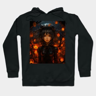 Japanese Anime Girl Halloween Hoodie